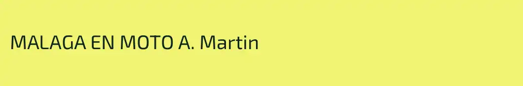 MALAGA EN MOTO A. Martin